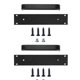 thumbnail image 1 of Juego de 2 tiradores de puerta de aleación de aluminio, accesorio de hardware para puertas corredizas de balcón, puertas de madera, 1 of 15