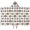 Geometric Diamond White Pattern, variant on Geometric Diamond Red Pattern Hooded Bath Towel Wrap for Teens Ages 3 To 12, Soft Lightweight Quick Dry Microfiber Bath Beach Pool, 50"x30"