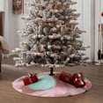 thumbnail image 4 of Lukts Pastel Macarons Delight Print Color Life Christmas Tree Skirt, Winter Holiday Tree Mat Decoration ,Can be Used as A Shawl-36", 4 of 6
