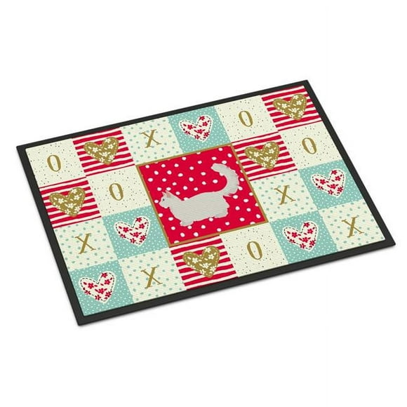 Carolines Treasures CK5651JMAT 24 x 36 in. Munchkin No.2 Cat Love Indoor or Outdoor Mat