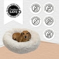 thumbnail image 6 of Best Friends by Sheri Original Calming Donut Dog and Cat Bed, Lux Faux Fur, Oyster, Small (23x23") - Helps Provide Anxiety Relief for Pets, 6 of 8
