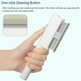 thumbnail image 3 of Pet Hair Removal Comb for Cats and Dogs Grooming Brush Massage Cleaning Tool with Release Button Deshedding Slicker Brush, 3 of 3