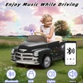 thumbnail image 5 of Licensed Chevrolet Ride on Car with Remote Control Kids Electric Vehicle for 3-6 Years Old Ride on Toy for Girls and Boys, Black, 5 of 10