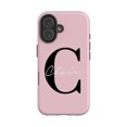 thumbnail image 1 of Personalised Bloom Name Initial iPhone 16 Case,iPhone 16, 1 of 5