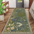 thumbnail image 2 of 2x6 FT Kitchen Runner Rugs Non Skid Washable, Faux Wool Rug Runners for Hallways Bathroom Carpet Runner, Soft Indoor Modern Floor Rug for Entryway Laundry Room, 2 of 11
