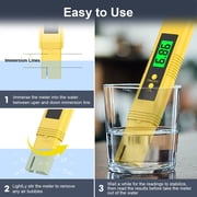 All-New pH Meter for Water - High Accuracy Digital pH Tester (0.01 Precision) with UL Certification and 3 pH Calibration Powders - Ideal for Home Water,Hydroponics,Aquariums,Pools,and More