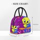 thumbnail image 4 of Bolsa de almuerzo Tweetybird, lonchera portátil con aislamiento, bolsa térmica con bolsillo frontal para hombres, mujeres y adolescentes, 4 of 7