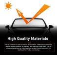 thumbnail image 3 of 6PCS Reflective Car Windshield Sunshade Kit, Silver Coated Sunproof Protection Heat Shield, Side Window Privacy Cover for Baby Camping Napping, Keep Cool Most Cars (Silver) -, 3 of 6