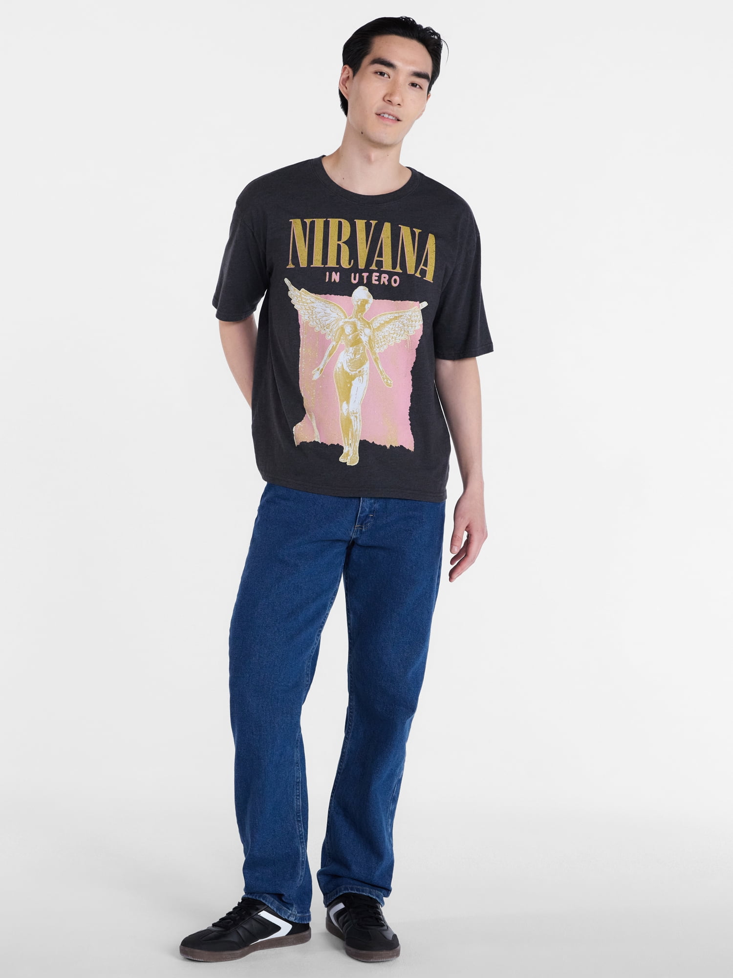Nirvana Men's and Big Men's In Utero Graphic Tee with Short Sleeves, Sizes XS-5XL
