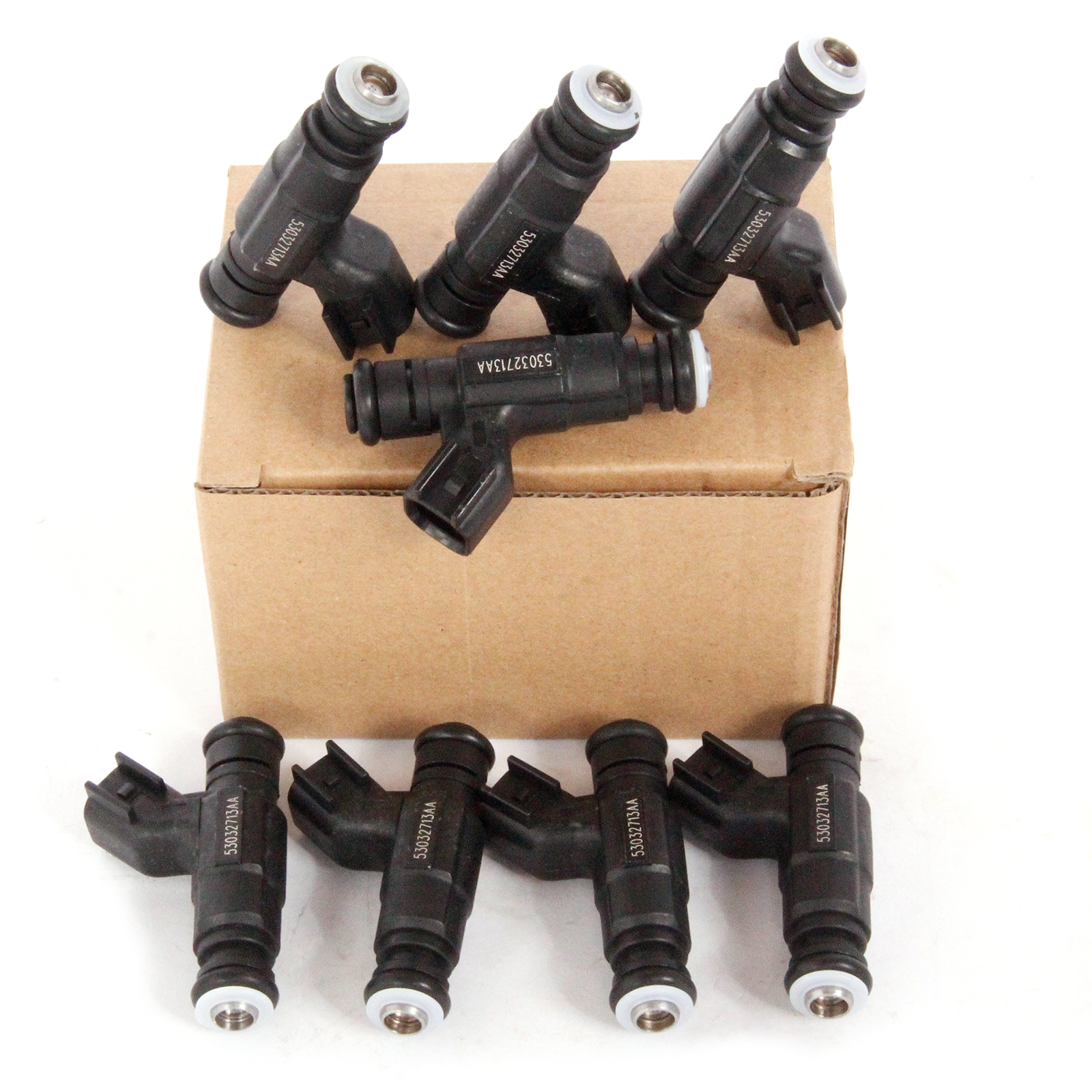 Set of 8 Flow Matched Fuel Injectors For 2004-2009 Dodge RAM 1500 Durango 5.7L