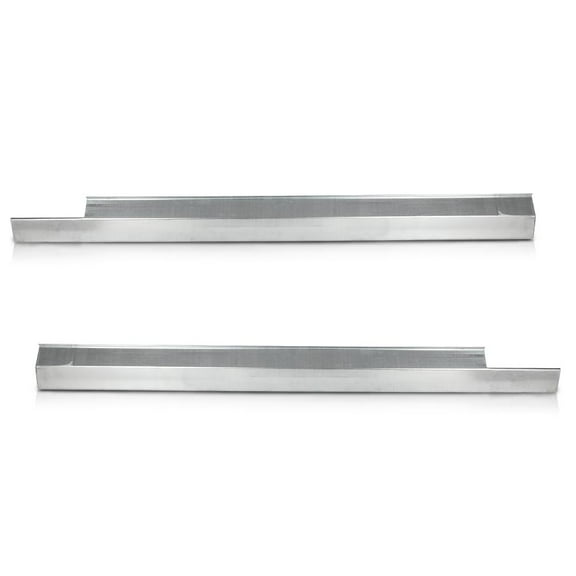 CROSSDESIGN Slip-on Rocker Panel Fit for Ford Focus 2008-2011 Silver