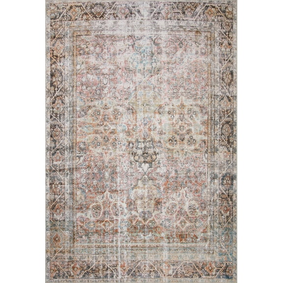 ADR-05 Sunset, Charcoal 5-0" x 7-6" Size Rug