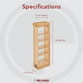 thumbnail image 5 of Rev-A-Shelf 432-WF33-6C 6 In Wood Wall Filler Cabinet Organizer, Maple, 5 of 7