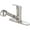 Brushed Nickel, variant on Olympia K-5030 ELITE Series Single Handle Pull-Out Kitchen Faucet: Chrome