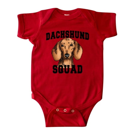 

Inktastic Dog Dachshund Squad Gift Baby Boy or Baby Girl Bodysuit