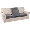 thumbnail image 6 of Velvet Stretch Couch Cushion Cover Plush Cushion Slipcover for Chair Sofa Cushion Furniture Protector Seat Cushion Sofa Cover Set of 3, 6 of 10