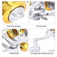 thumbnail image 4 of Saltwater Fishing Reels Strong And  Fishing Wheel Releasing Button Convenient Operate Easily for Beach Fishing Ocean Boat Fishing Lake Ocean Rock Fshing, 4 of 8