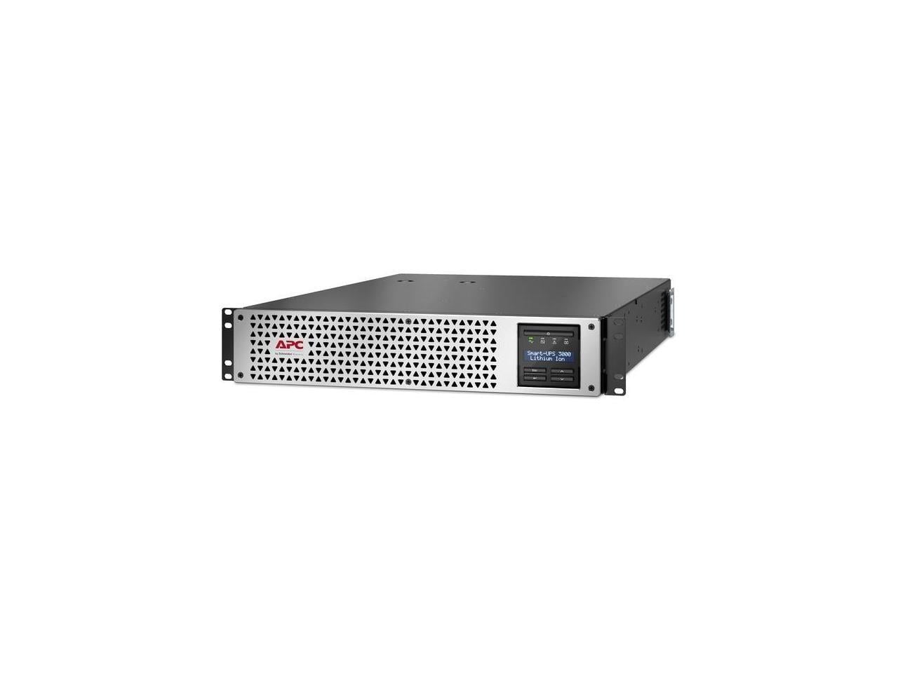 APC by Schneider Electric Smart-UPS, Lithium-Ion, 3000VA, 120V with SmartConnect Port - 2U Rack-mountable - 2 Hour Recharge - 120 V, 125 V Input - 120 V AC Output - Sine Wave - 2 x NEMA 5-20R, 6 x