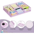 thumbnail image 5 of WarmHaven Desk Drawer Organizer, Metal Mesh Drawer Organizer Tray with 5 Adjustable Compartments,Desk Organizers and Accessories for Home,Office,Kitchen,Makeup,Vanity (Purple), 5 of 13