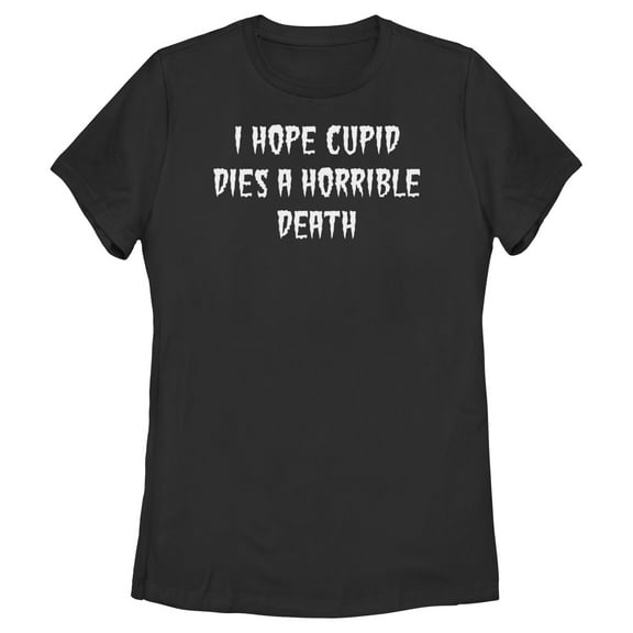 Women's Lost Gods I Hope Cupid Death Graphic T-Shirt