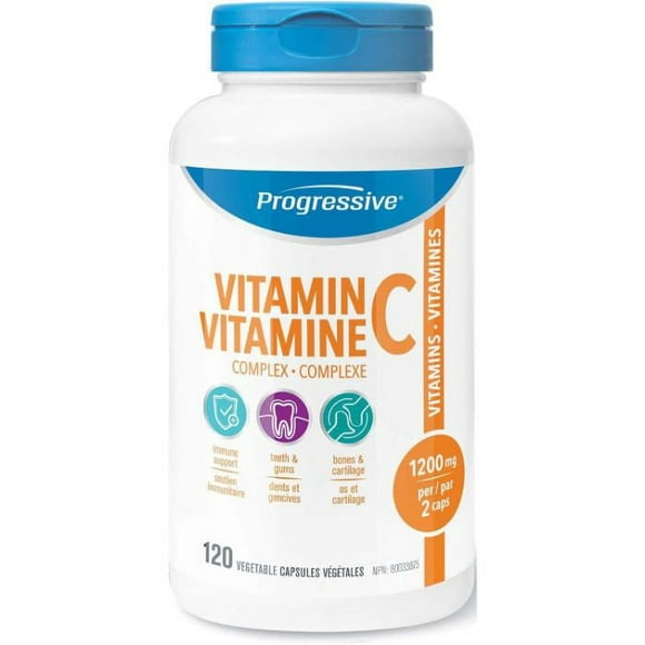 Progressive - Complexe de Vitamine C 600mg Tailles Multiples