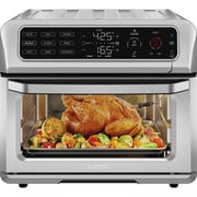 Restored Chefman ExacTemp Air Fryer Toaster Oven Combo with Probe Thermometer