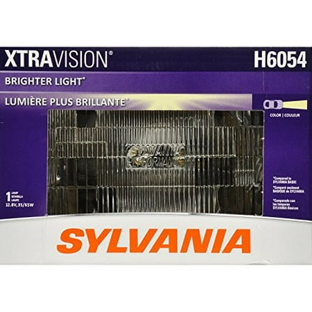 SYLVANIA H6054 XtraVision Halogen Sealed Beam Headlight 142x200