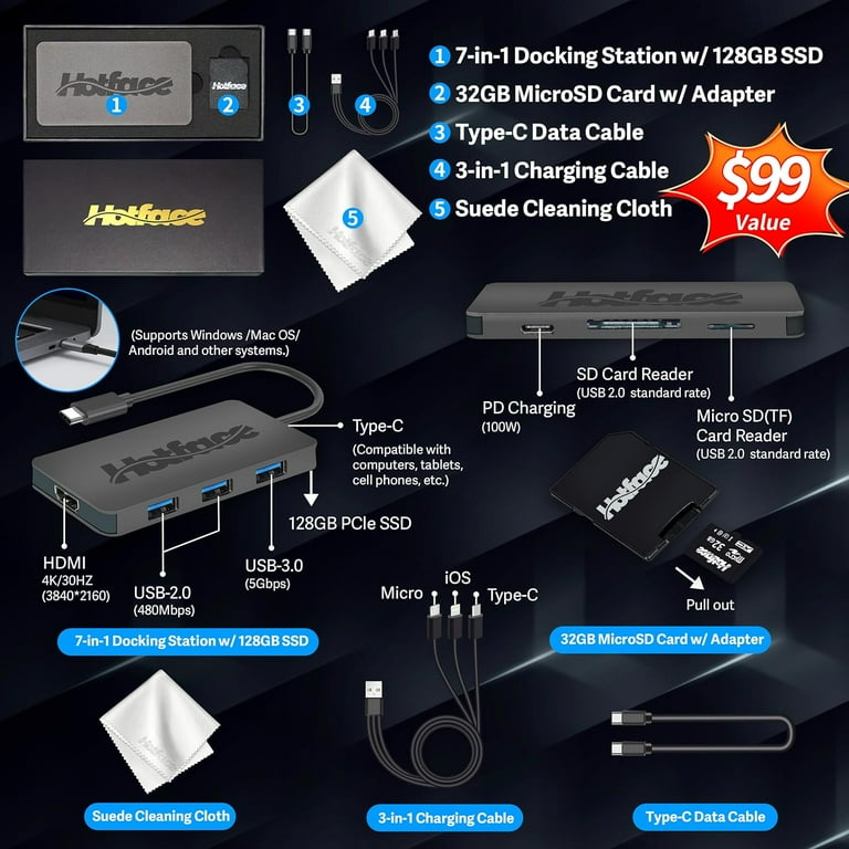 HP 255 G10 FHD Business Laptop, AMD Ryzen 7330U, 64GB RAM