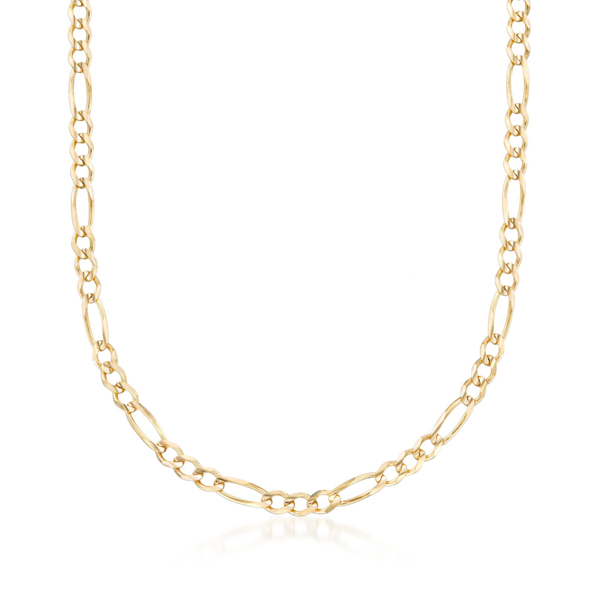14kt Yellow Gold Figaro Chain Necklace 