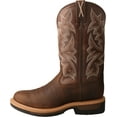 thumbnail image 3 of Men's Twisted X MLCA002 Lightweight Cowboy Work Boot Taupe/Brown Leather 14 D, 3 of 6