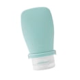 thumbnail image 4 of Botella de viaje de silicona, regalos portátiles, tapa de bloqueo para champú, acondicionador, loción Verde Gris, 4 of 8