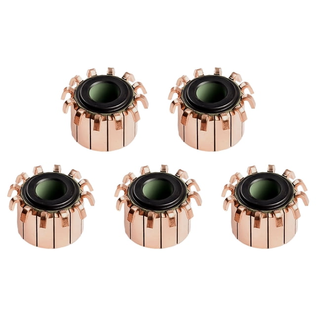 23 X 10 X 17(18) Mm 12P Teeth Copper Hook Type Electrical Motor Commutator