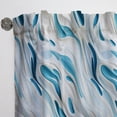thumbnail image 6 of Designart "Winter Calm" Abstract Room Darkening Curtain Single Panel, 6 of 6
