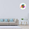 thumbnail image 3 of tssuouriy Elegant Piano Key Clock Round Modern Wall Clock Accurate Timekeeping Unique Ballet 2 1Set, 3 of 6
