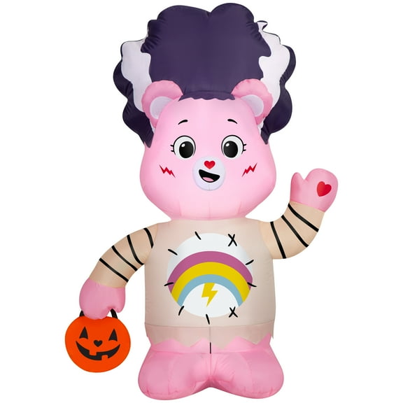 Halloween Yard Inflatables Bride of Frankie Care Bears 33.85 in x 22.83 in x 59.84 in 3.19 lb