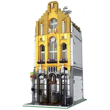 General Jim’s Toys & Bricks Lighted Ice Cream Parlor Modular Building Blocks Set Collector Series