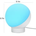 thumbnail image 3 of Teissuly Portable Dimmable LED Smart Light Table Lamp White and Color , Tuya WiFi + BLE ( Wireless Conect ) Night Lights Works with Alexa and Google Home,Bedside Lamps for Bedrooms Teissuly WER202309200272, 3 of 9