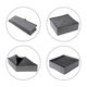 thumbnail image 4 of Almacenamiento de ropa interior, juego de 2 cajas organizadoras de cajones plegables con 6 compartimentos, caja de almacenamiento de cajones no tejidos con organizador de ropa interior de textura ond, 4 of 5
