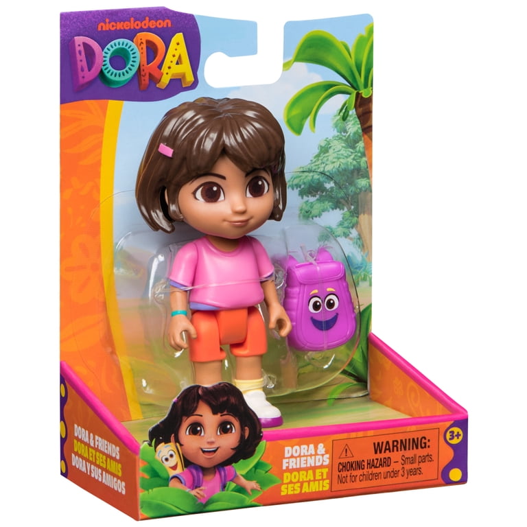 Dora the Explorer, 3-inch Toy Figure with Accessory, Kids Toys for