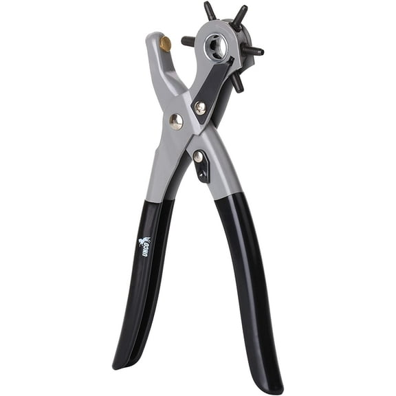 UNCO- Leather Hole Punch Tool, Multi Hole Sizes, Belt Hole Puncher for Belts, Belt Puncher for Leather