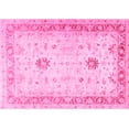 thumbnail image 1 of Ahgly Company Indoor Rectangle Oriental Pink Traditional Area Rugs, 6' x 9', 1 of 4