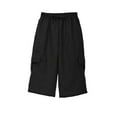 thumbnail image 3 of HAOTAGS Cargo Pants for Teen Boys(3-14), Casual Summer Capris with Multi-pockets Sports Trousers Black 9-10 Years, 3 of 6