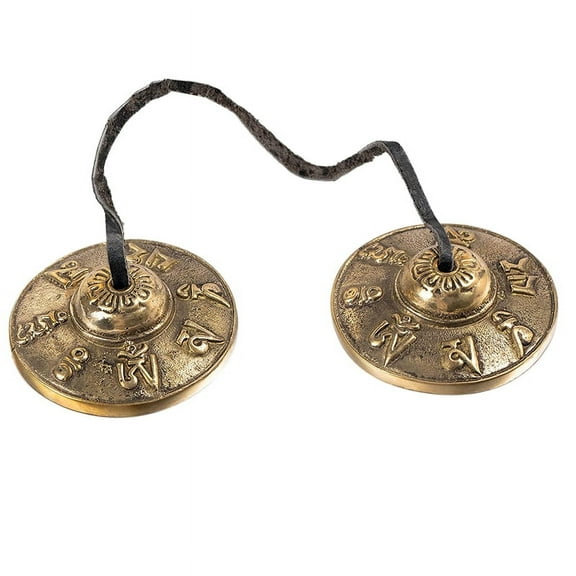 Tibetan Cymbals Bells 6.5 cm Chime Bells, Yoga for Percussion Instrument