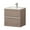 Medium Oak, variant on Eviva Ikaro 24" Inch Grey Modern Bathroom Vanity Wall Mount with White Integrated Porcelain Sink