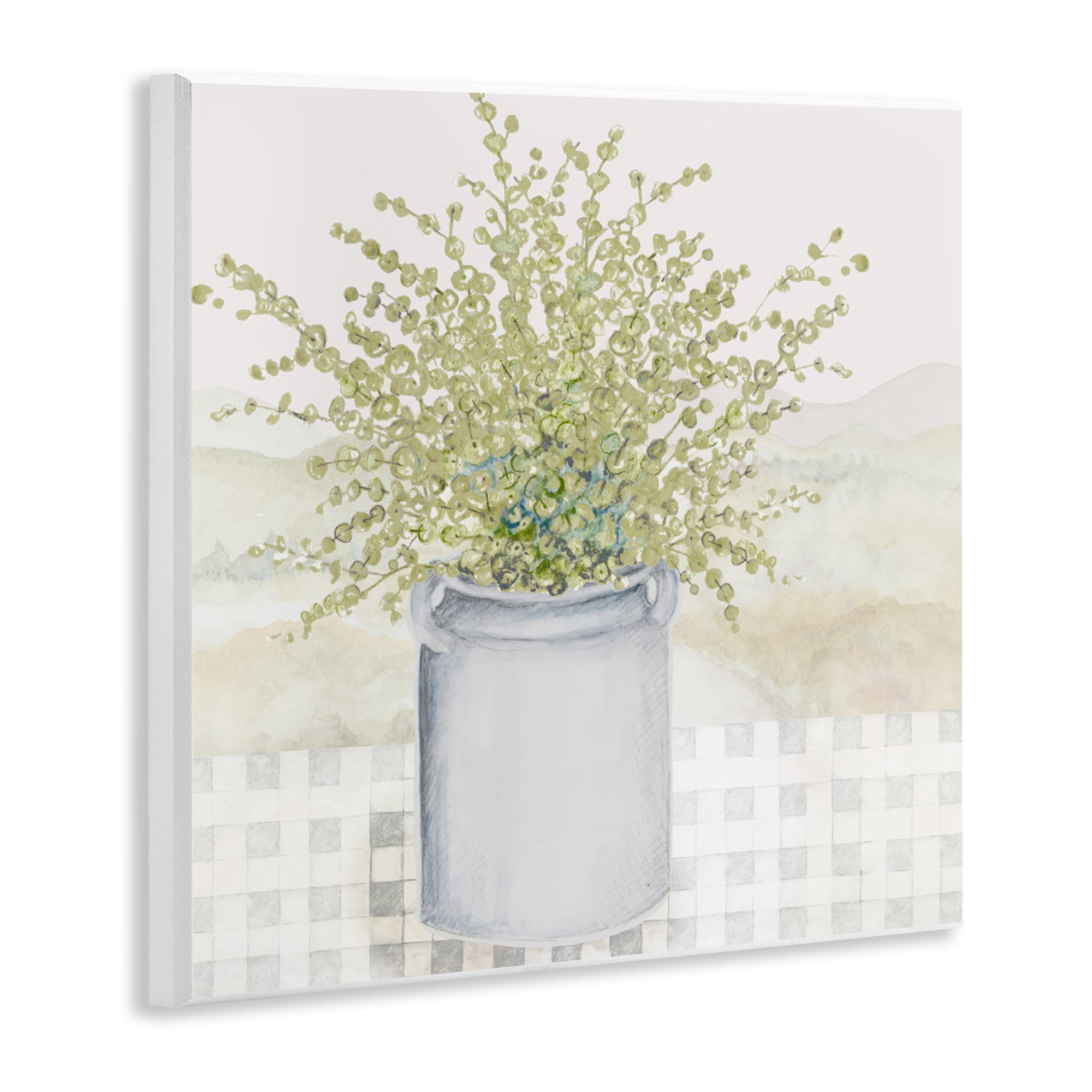 Stupell Industries Potted Farm Herbs Wall Plaque Art, design by Janice Gaynor