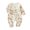 A-Khaki, variant on Zwiiyzr Newborn Baby Girl Boys Clothes Romper Long Sleeve Floral Jumpsuit Bodysuit Infant Romper Fall Winter Outfits 0-1T Khaki