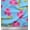 Turquoise Blue, variant on Soimoi Cotton Duck Fabric Leaves & Berries Fruits Printed Craft Fabric by the Yard 42 Inch Wide