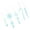 Blue, variant on MOMOJIA 20Pieces Crystal Acrylic Icicle Ornament User Friendly Holiday Decorations For Christmas Tree Window Mantels Festival Parties