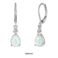 thumbnail image 2 of Thinsony Fashionable Fire Opals Dangle Earrings Lightweight And Bohemian Style Chic Tear Drop Earring white 1Set, 2 of 6