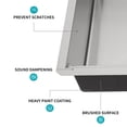 thumbnail image 6 of Undermount Kitchen Sink, 45 x 19 x 10 Inch Single Bowl Undermount Workstation Kitchen Sink - 16 Gauge Stainless Steel Deep Sink, Brushed Nickel Stainless Steel Kitchen Sink,Farmhouse Kitchen Sink, 6 of 8